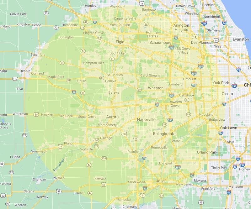 service area map